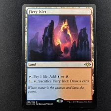 Mint/Near-Mint, English - 1 x MTG Fiery Islet Modern Horizon