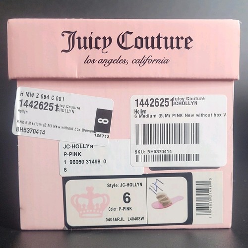Juicy Couture Hollyn Barbie McBling Sparkly Rhinestones Sandals Size 6 NWB NWT - Picture 7 of 8
