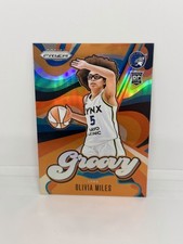 OLIVIA MILES Rookie 2026 Panini Prizm WNBA Groovy Silver Minnesota Lynx RC