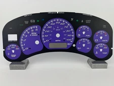 US Speedo Purple Silverado/Sierra Gauge Face for Clusters 99-02 2500 Gas