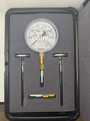 #ad Peterson Equipment #1500 Pete#x27;s Plug Pressure and Temperature Test Kit PSI Gauge $450.00