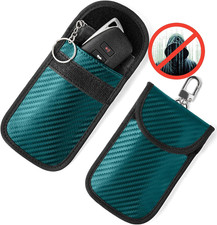 Upgraded Faraday Bag for Key Fob 2 Pack , Premium Faraday Key Fob Protector  Ca
