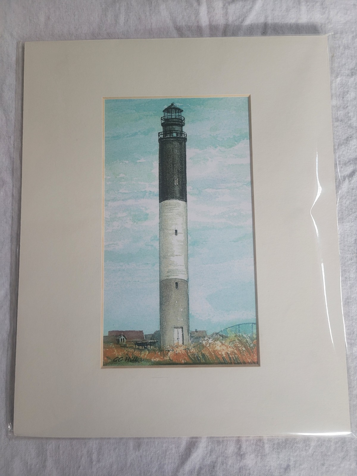 Oak Island Lighthouse, Caswell Beach, NC Print 8