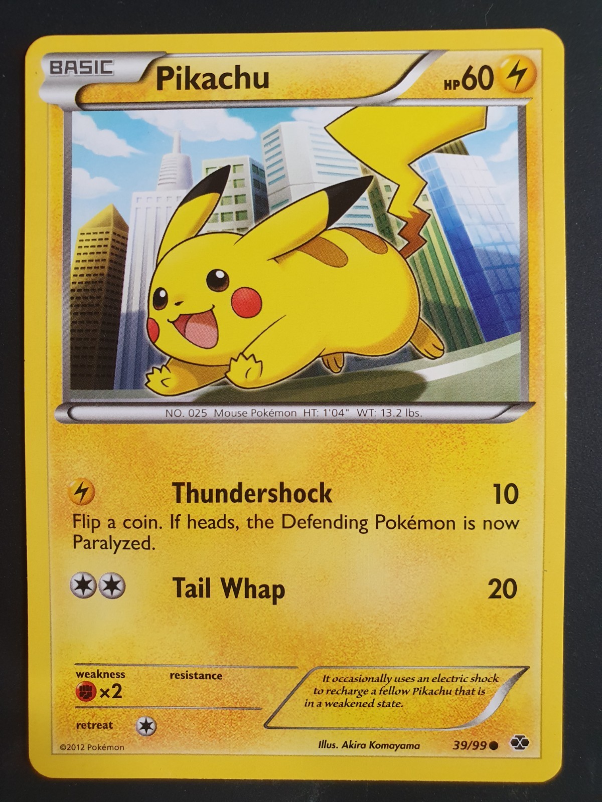 Pikachu 39/99 - Next Destinies Set - Pokemon Card - Excellent Condition