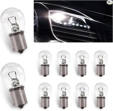 10 PCS Car Brake Light Bulb 1156 Halogen Bulb, 12V 21/5W B Size: 10 PCS 1156