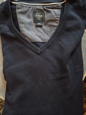 Strickpullover Herren Blau  Größe XXL