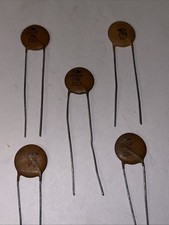 Ceramic Disc Capacitor 1000V 1KV 0.005uF 10 Z5U New Lot of 5 by Murata