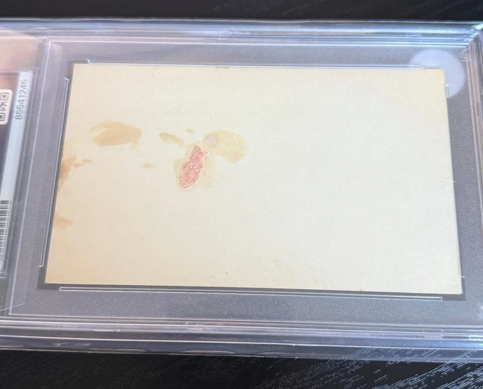 Jacques Plante signed 3x5 Index Card PSA DNA Slab Hockey HOF Auto C5163 - Image 4 of 4