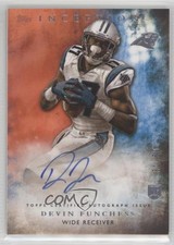 2015 Topps Inception Rookie Auto Orange 31/50 Devin Funchess #RA-12 Auto 0a6