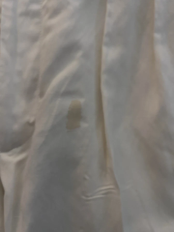 Ralph Lauren l 32 Purple Label Byron Pleated Buckle Classic Cream Linen Shorts - Image 3 of 3