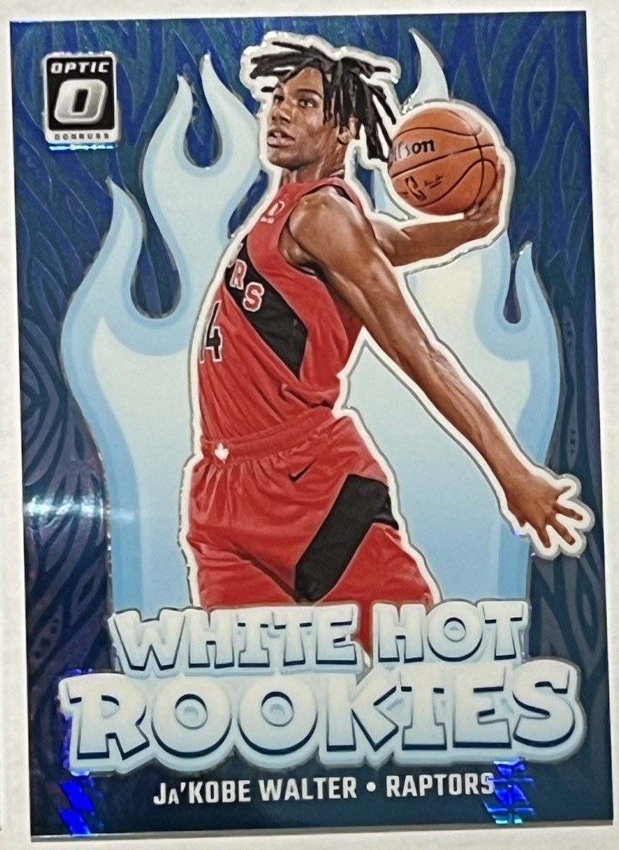2024 Optic - White Hot Rookies Ja’Kobe Walter #13 Blue Hyper Prizm /175 (RC)