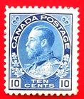 Canada Stamp 117 Wet Printing  "King George V Admiral Issue" MNH VF CV$270
