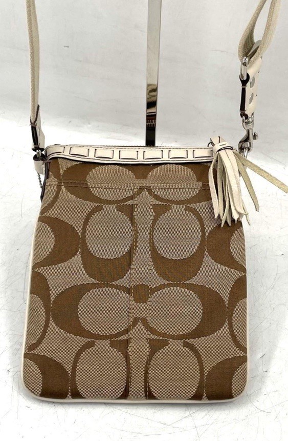 Coach Patchwork Multi Stripe Swingpack Crossbody … - image 10