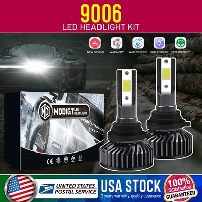 9006 HB4 LED Headlights 20000LM 6000K 120W Bulbs Lamps Remote/Dipped Beam 2 Pcs