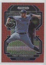 2022 Panini Prizm Draft Picks Red Mojo Trey Dombroski III #PDP133 0c6