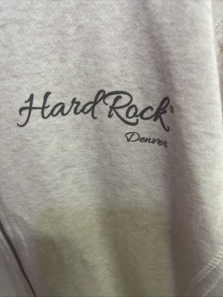 Hard Rock Cafe Denver Hoodie Womens XL Sweatshirt Pullover - Image 3 of 4