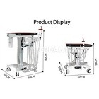 ETERFANT Dental Adjustable Unit System Mobile Delivery Cart Treatment 4Hole US — photo 5