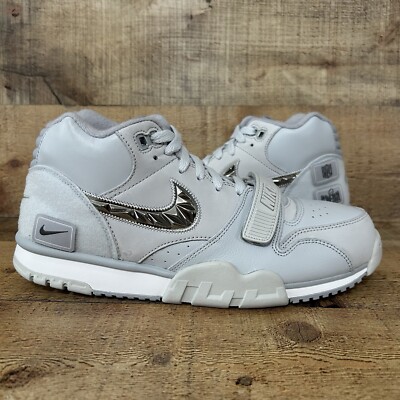 Nike Air Trainer 1 Mens Size 9 SB LVIII Pure Platinum/Metallic Silver FJ6195 002