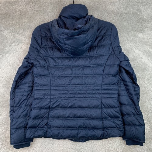 Tommy Hilfiger giacca blu full zip puffer taglia donna small S - Foto 9 di 16