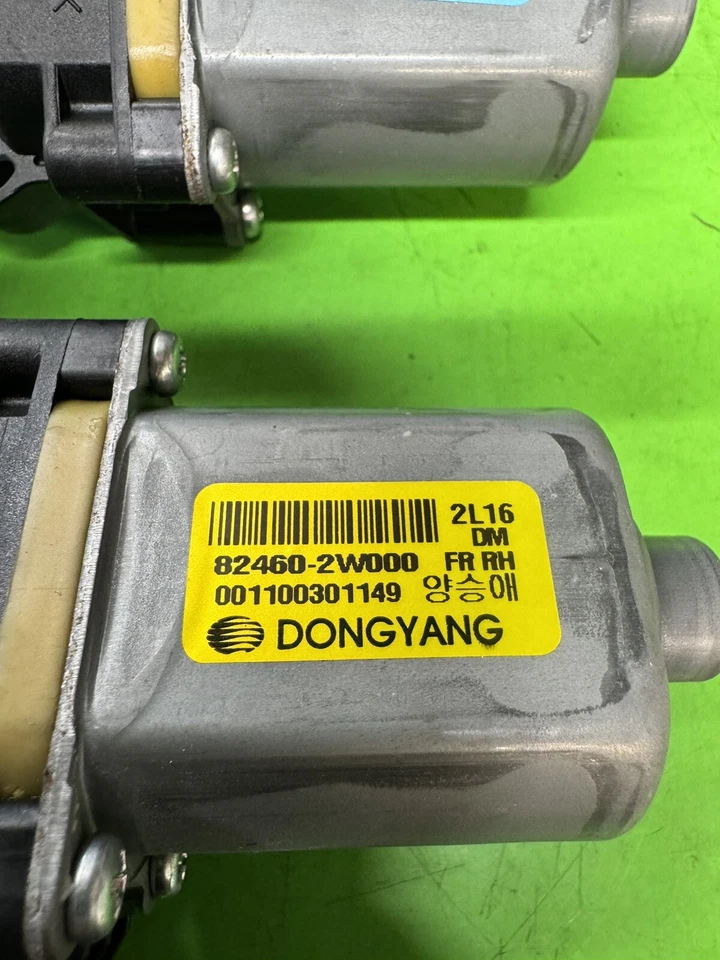 2013-2016 HYUNDAI SANTA FE GENUINE WINDOW MOTORS SET OF ALL 4 DOORS OEM - Image 4 of 4