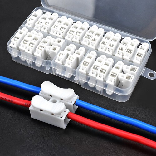 26Pcs CH2 Spring Quick Wire Connector Cable Clamp Terminal Block Cable Clamp - Photo 4/14