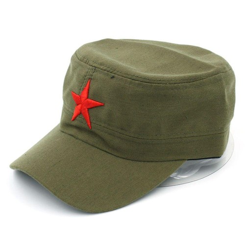 Cappello Nuovo Berretto Comunista Stella Rossa Esercito Che Guevara Cuba Stelle Militare Cool Hat - Foto 3 di 27