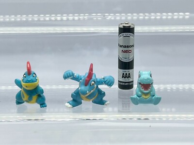Pokemon Chou Get Taizen Croconaw Totodile Feraligatr Figure Bandai