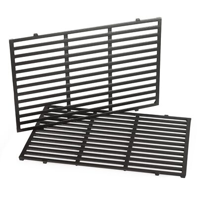 2x Grillroste Für Weber Spirit & Genesis – Gusseisen, 44,5x30,2 Cm, Ersatz Für Teilenummer 7638