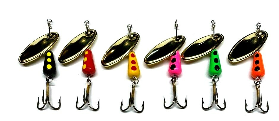 Tail Spinner Lure American-Made Inline Spinner Fishing Lures  Premium  Quality For Trout, Panfish, Walleye, Freshwater Species (1 Pack) American  Made Fishing Tackle