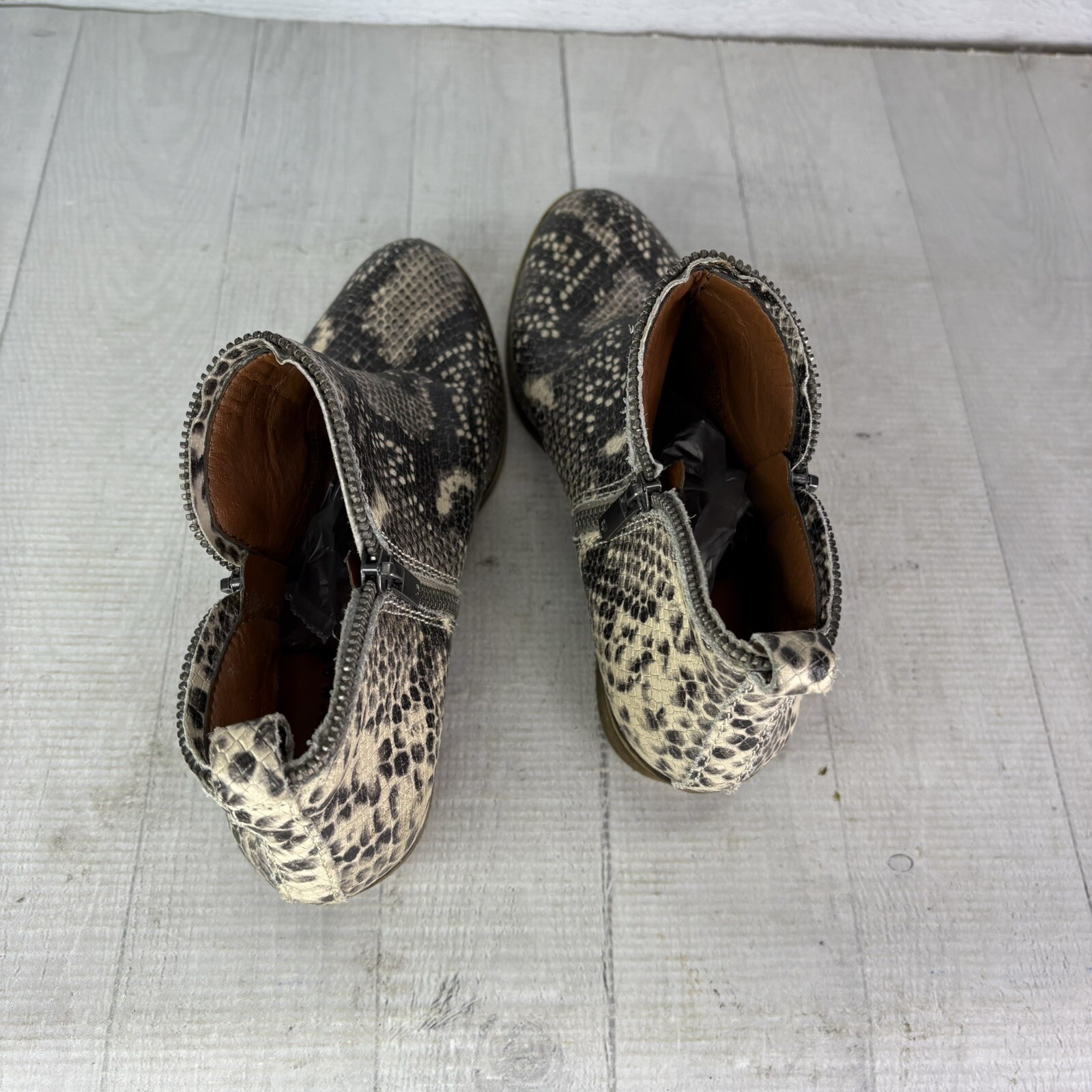 Lucky Brand  BARTALINO Python Snake Double Zip Bo… - image 10