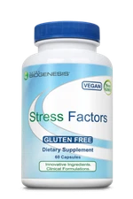 Nutra Biogenesis Stress Factors 60 Capsules, NEW