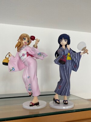 Oreimo: Kuroneko Yukata + Kousaka Kirino Yukata Ver. Figur Freeing 1/8 Scale