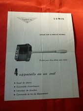 retro alte Werbung TORRIX LUMIX Albay Patente Schalter Auto