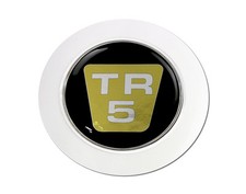 Triumph TR5 Gold Logo Permit Holder