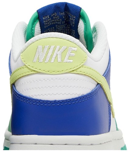 Nike Dunk Low Grade School Stadium Green Royal FN6973-100 Ship Now - Picture 7 of 8