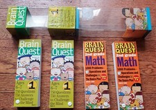 Brain Quest Lot 4-Decks 1st 2nd Grade learning teaching Home School Education