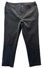 Eddie Bauer Women's Hiking Outdoor Straight Leg Chino Pants Black Size T16 Tall