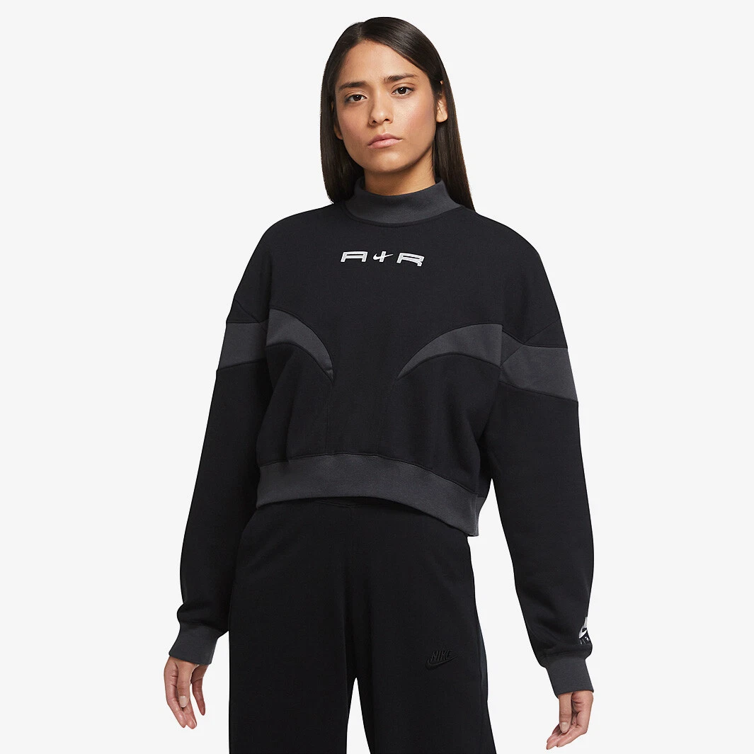 NIKE Cotton FLEECE OVERSIZED WOMEN S Long Sleeve Top Size S M L XL