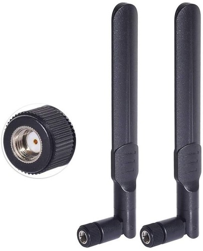 2 pièces antenne WiFi double bande 8dBi RP-SMA 30 cm U.FL IPX IPEX RG178 câble pour PCI - Photo 2/15