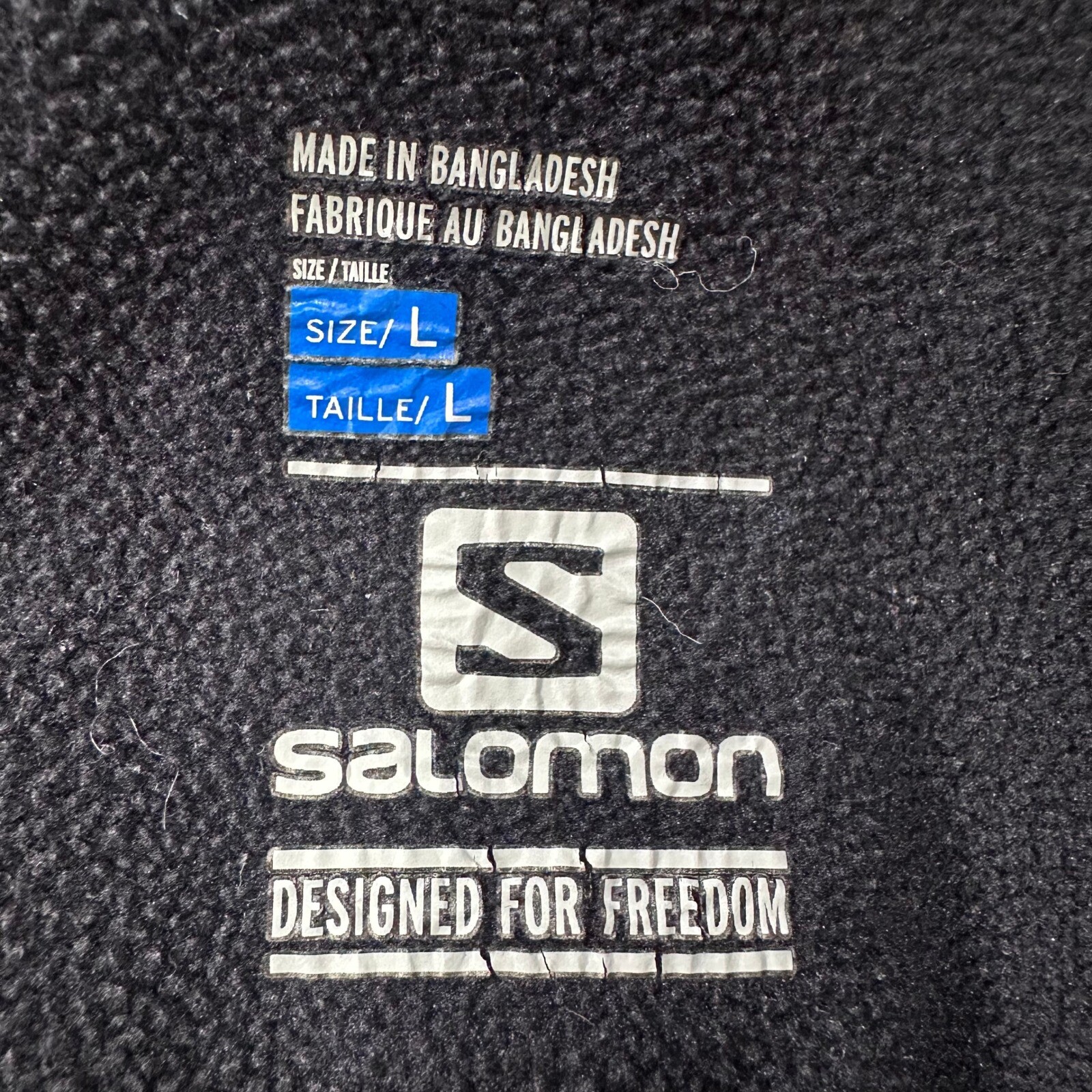 Giacca Salomon uomo grande blu scuro corsa escursionismo avanzato scudo pelle zip intera