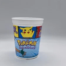 Cups Vintage Pokemon NWT 17oz Plastic Party Cups Rare 1998 Got To Catch em All￼