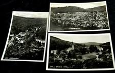 54485 AK Wildbach 3-Piece Set Cards Around 1930 Wildbad Sommerberg Schlangenbad