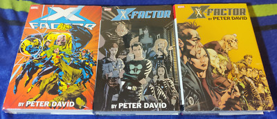 X-Factor By Peter David Omnibus Lot (Volumes 1, 2, & 3) Brand New 
