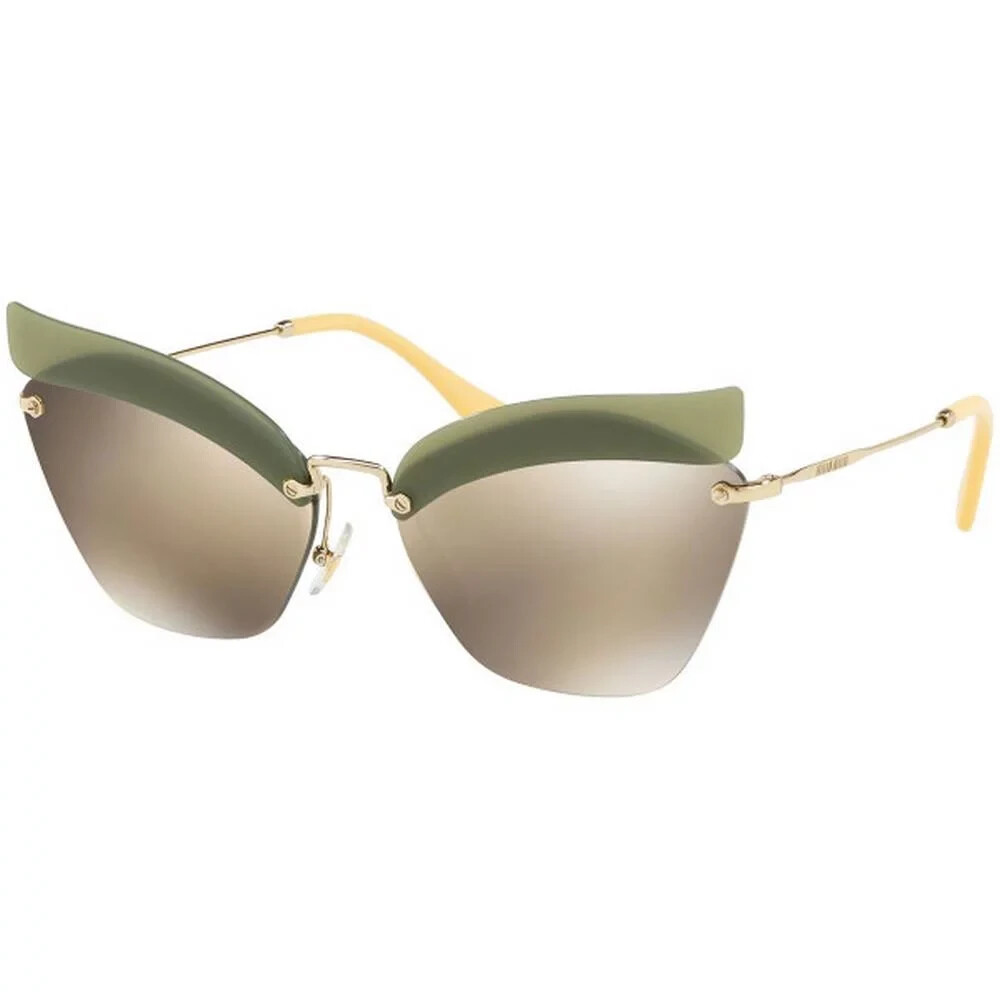 miu miu women's irregular 63mm sunglasses