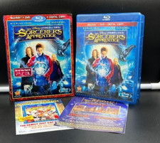 2010 Blu Ray Disc + DVD+ Digital Copy The Sorcerer's Apprentice Disney