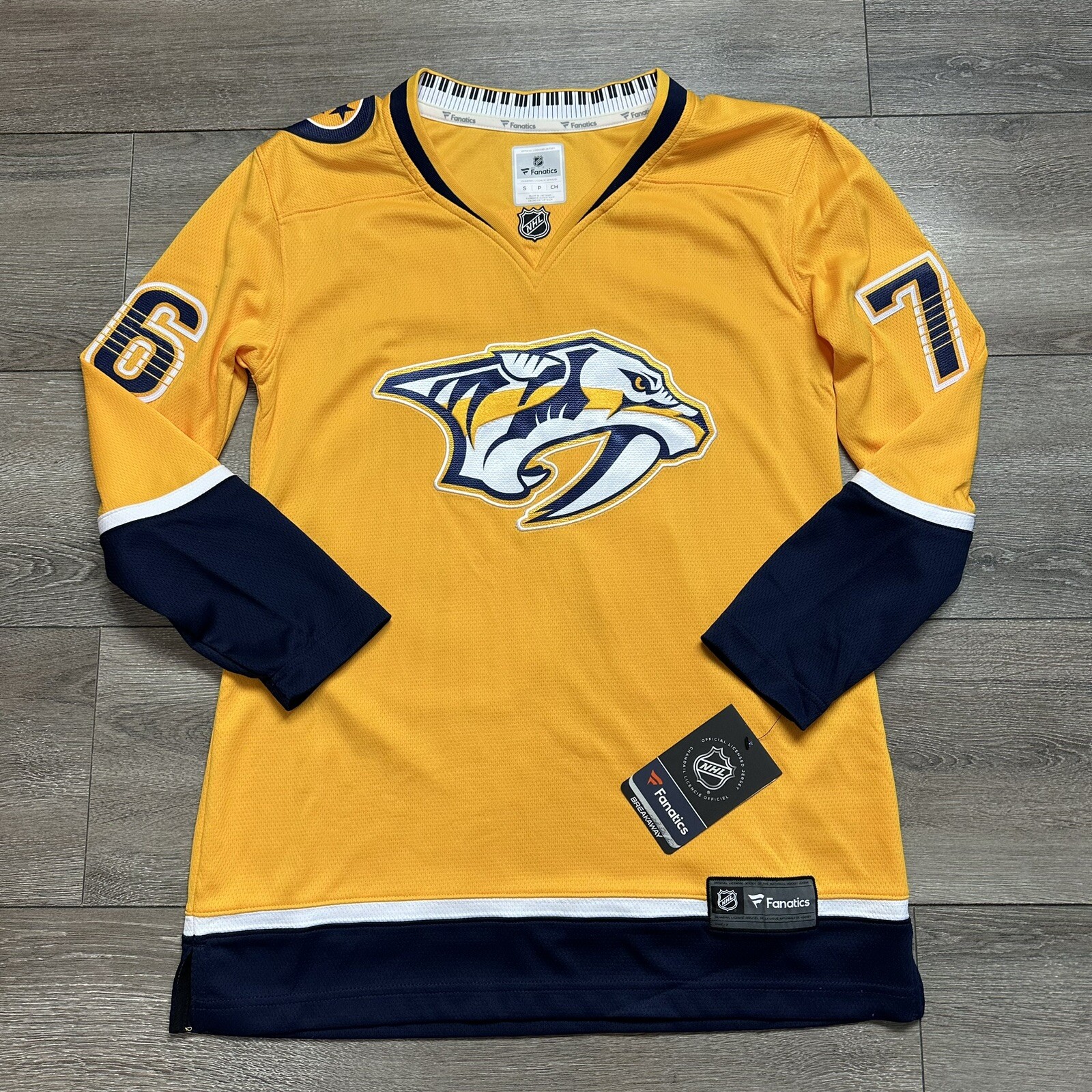 Nashville Predators PK Subban Woman's Jersey Size S Stitch Logo Fanatics