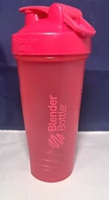 Blender Bottle 28oz- Shaker Mix Cup w/ Mixing Ball- Pink