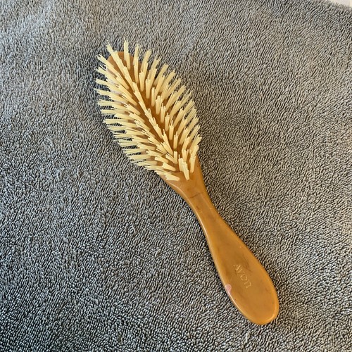 Vintage Avon Hair Brush FLAIR Brush 8 Inch Carmel Butterscotch Natural Bristle eBay
