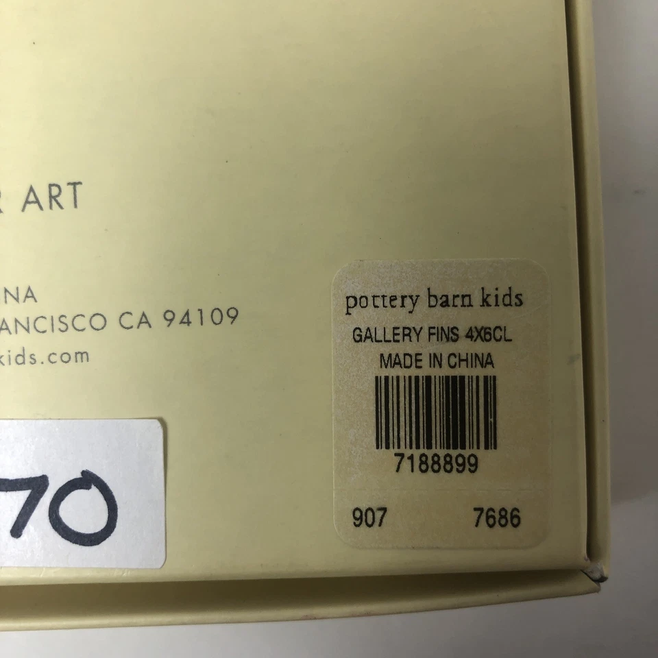 Pottery Barn Kids письмо A-Z настенное искусство 102 карты смешанные шрифты цвета 4 «x 6» - Изображение 4 из 4