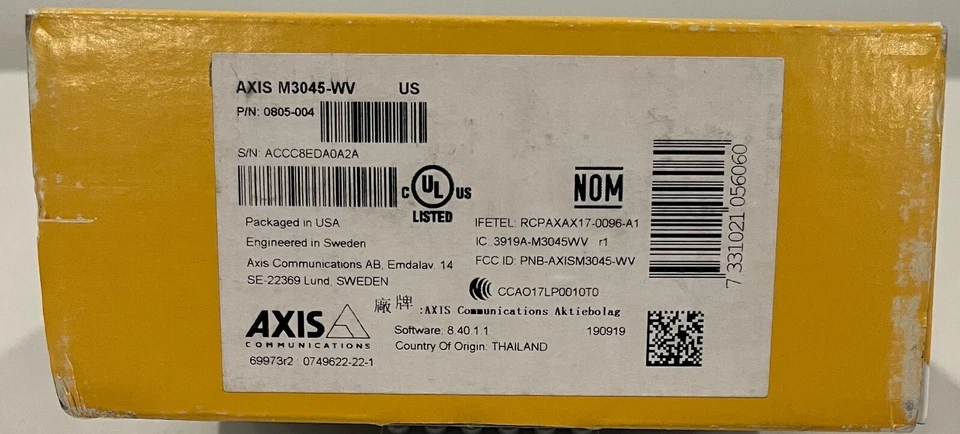 Axis M3045-WV Fixed Dome Network Camera - Image 3 of 4